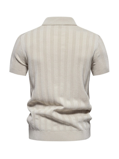 Cotton Half-Zip Jumper