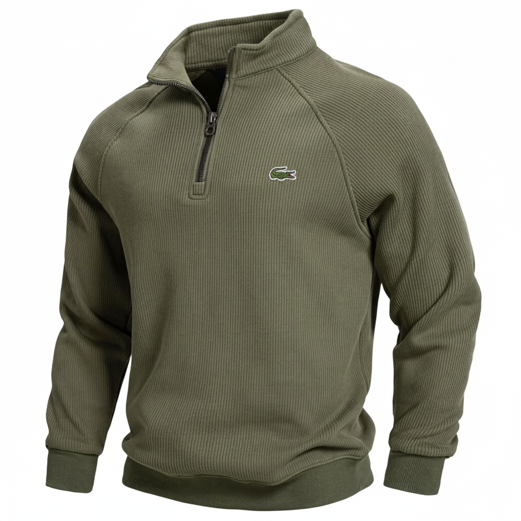 LC™ Textured Quarter-Zip Knit Sweater