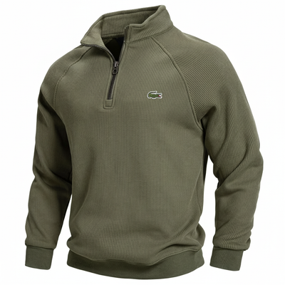 LC™ Textured Quarter-Zip Knit Sweater