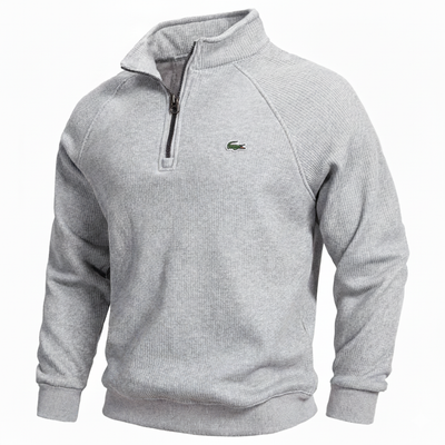 LC™ Textured Quarter-Zip Knit Sweater