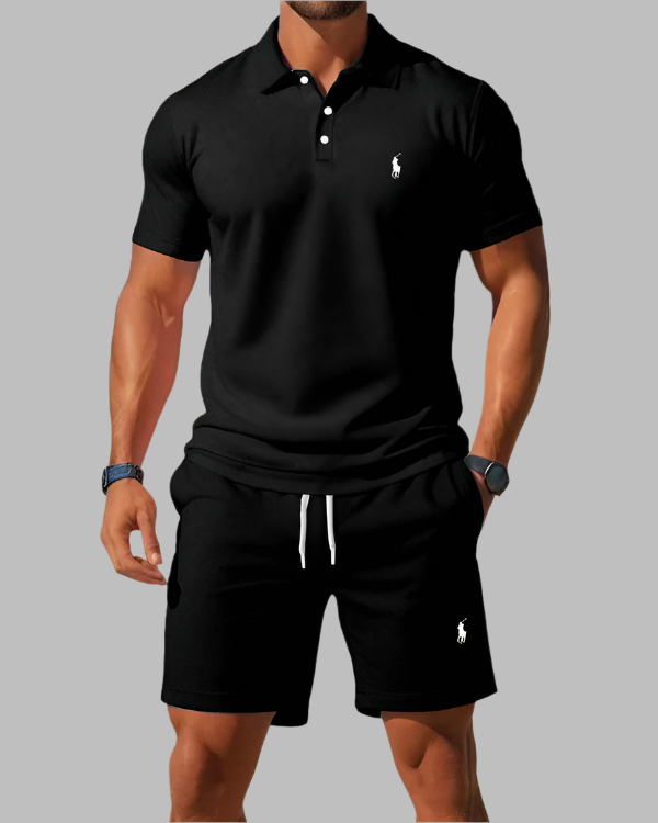 Ꮢalph Ⅼauren Men’s Two-Piece Set – Timeless Elegance