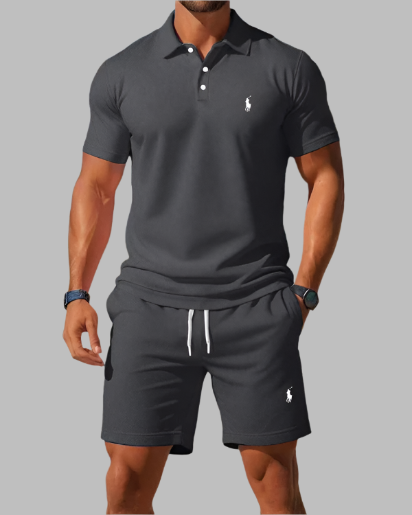 Ꮢalph Ⅼauren Men’s Two-Piece Set – Timeless Elegance