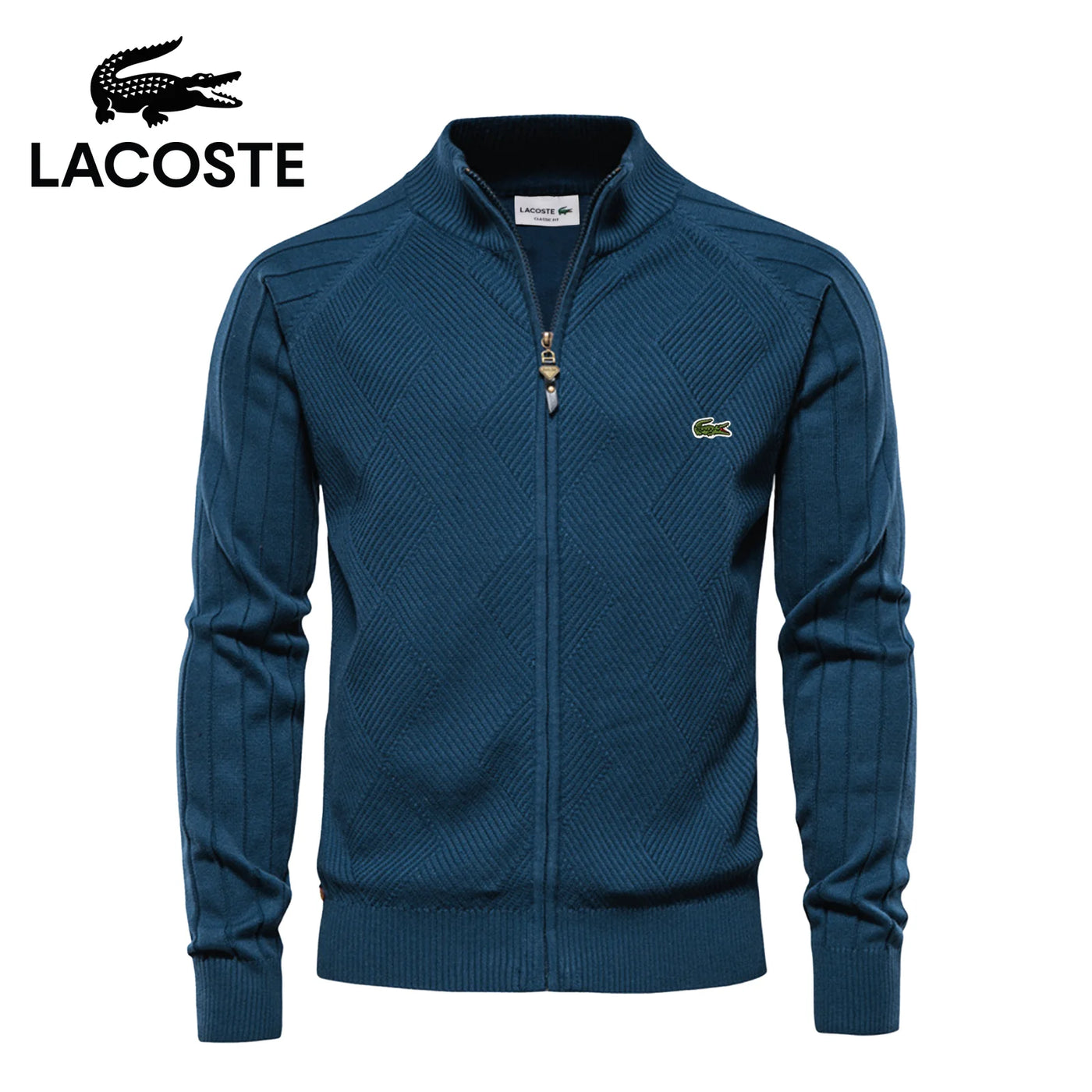 LC™ Textured Full-Zip Knit Sweater