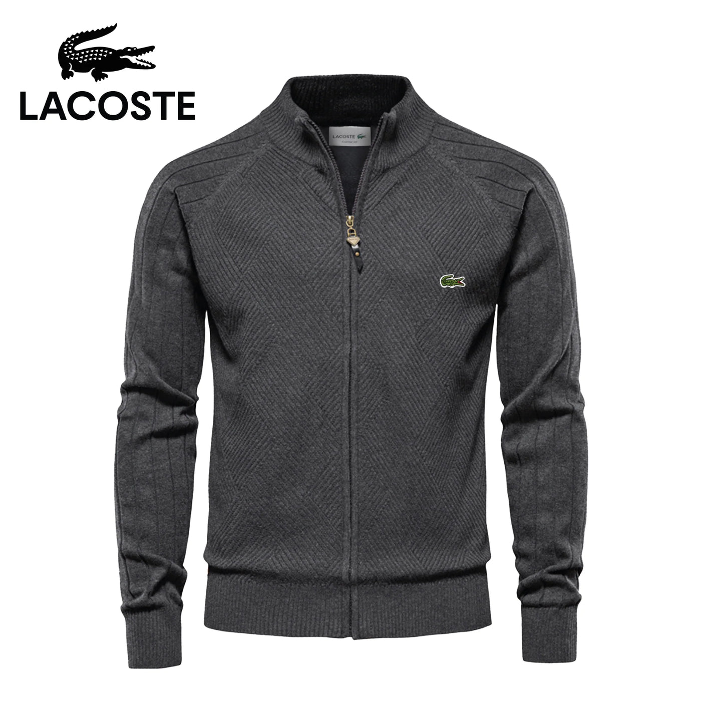 LC™ Textured Full-Zip Knit Sweater