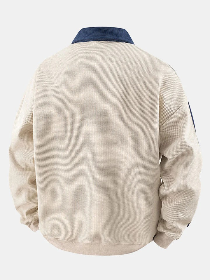 CK™ Contrasting Stripes Zip-Up Sweatshirt