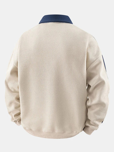 CK™ Contrasting Stripes Zip-Up Sweatshirt